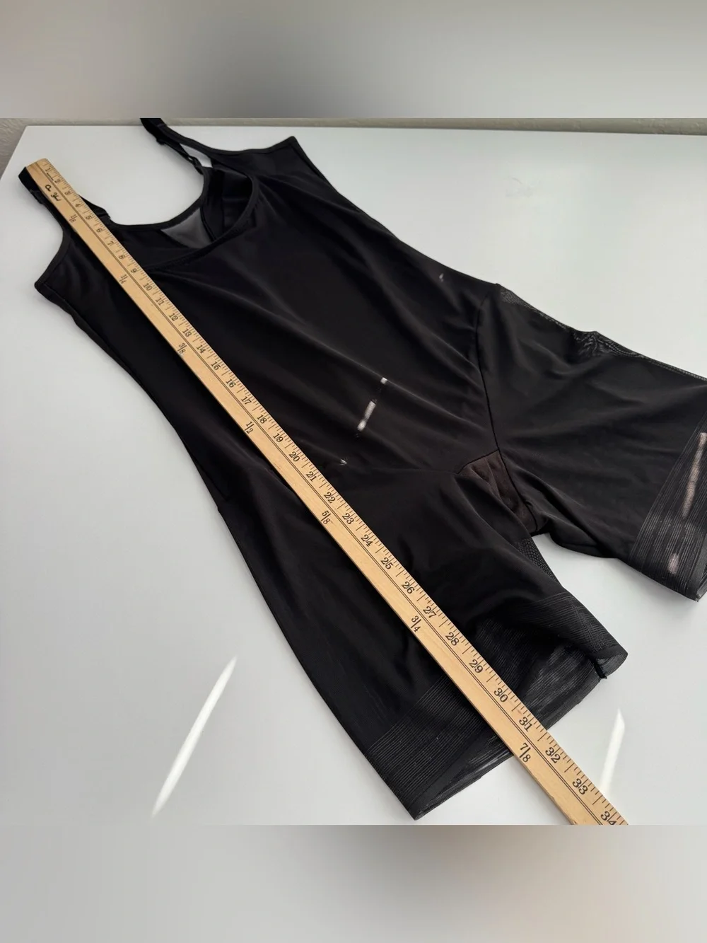 Miraclesuit Womens 2XL Black Sexy Sheer Extra Firm Control Open-Bust Bodysuit
